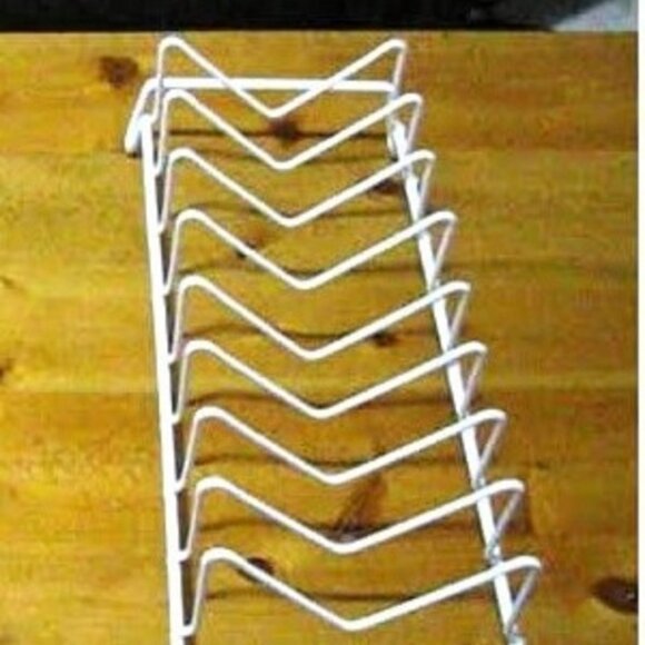 2 Kitchen Cabinet Plate, Pan/Pot Lid Organizer Racks - Picture 3 of 3